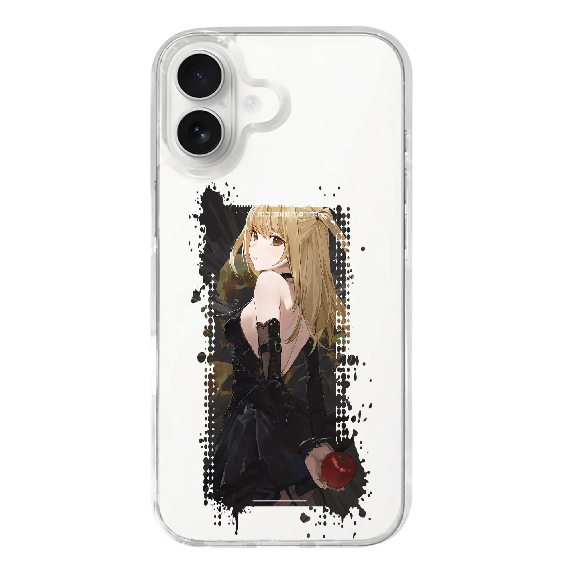 デスノート グッズ,弥海砂 - iPhone 17シリーズ 透明スマホケース – 薄型・耐衝撃・精密フィット保護カバー